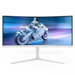 Philips Evnia 5000 34M2C5501A/00 écran plat de PC 86,4 cm (34&Prime;) 3440 x 1440 pixels Wide Quad HD LCD Blanc