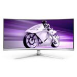 Philips 34M2C8600/00 écran plat de PC 86,4 cm (34&Prime;) 3440 x 1440 pixels Wide Quad HD OLED Blanc
