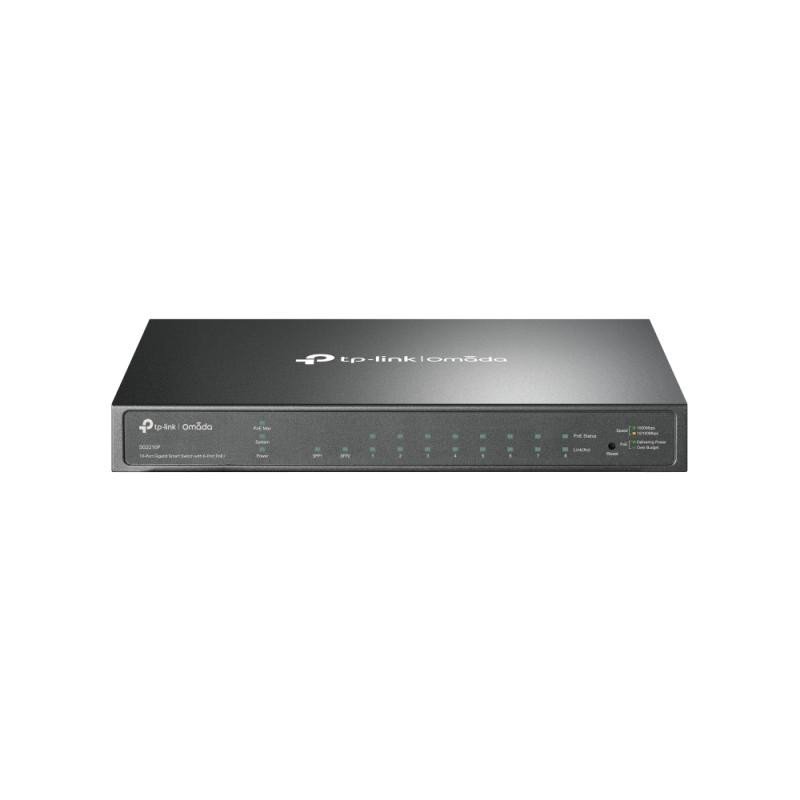 TP-Link Omada SG2210P commutateur réseau Géré L2/L2+ Gigabit Ethernet (10/100/1000) Connexion Ethernet, supportant l'alimentation via ce port (PoE) Noir – Image 2