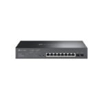 TP-Link Omada TL-SG2210MP Géré L2/L2+ Gigabit Ethernet (10/100/1000) Connexion Ethernet, supportant l&rsquo;alimentation via ce port (PoE) 1U Noir