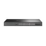 TP-Link Omada SG3428XMP commutateur réseau Géré L2+ Gigabit Ethernet (10/100/1000) Connexion Ethernet, supportant l&rsquo;alimentation via ce port (PoE) 1U Noir