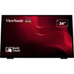 Viewsonic TD2465 Écran d&rsquo;affichage dynamique Écran plat interactif 61 cm (24&Prime;) LED 250 cd/m² Full HD Noir Écran tactile
