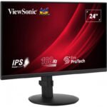 Viewsonic Display VG2408A écran plat de PC 61 cm (24&Prime;) 1920 x 1080 pixels Full HD LED Noir