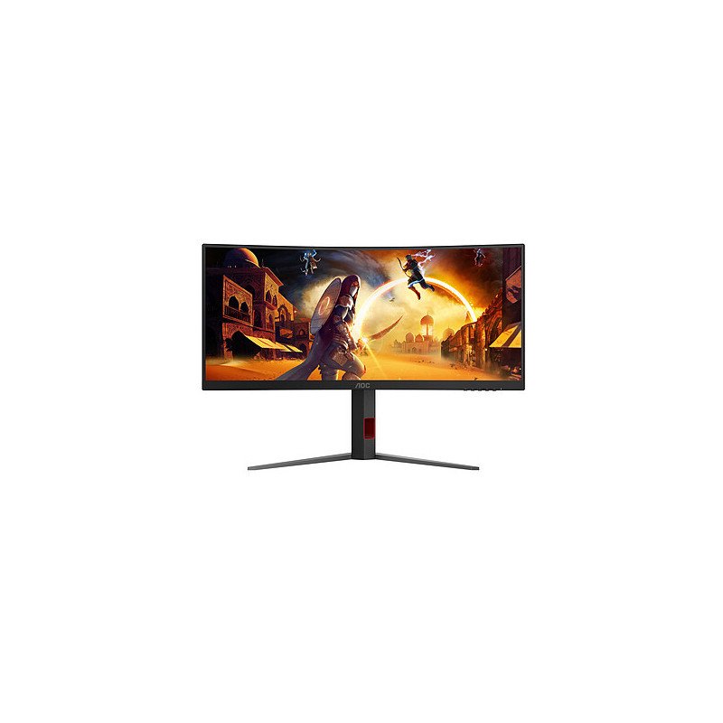 AOC E4 CU34E4CW écran plat de PC 86,4 cm (34") 3440 x 1440 pixels UltraWide Quad HD LED Noir