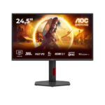 AOC G4 Q25G4SR écran plat de PC 62,2 cm (24.5&Prime;) 2560 x 1440 pixels Quad HD LED Noir, Rouge