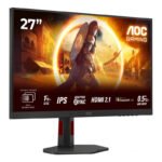 AOC G4 U27G4R écran plat de PC 68,6 cm (27&Prime;) 3840 x 2160 pixels 4K Ultra HD LED Noir, Rouge