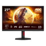 AOC G4 U27G4R écran plat de PC 68,6 cm (27&Prime;) 3840 x 2160 pixels 4K Ultra HD LED Noir, Rouge