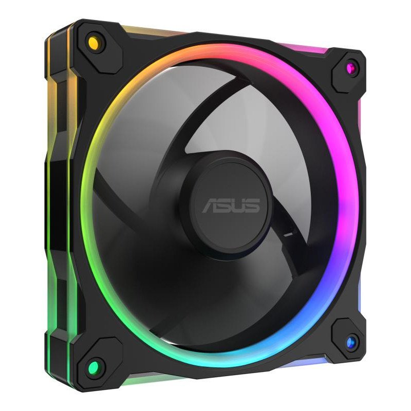 ASUS Prime MR120 Fan ARGB Reverse Black Boitier PC Ventilateur 12 cm Noir – Image 3