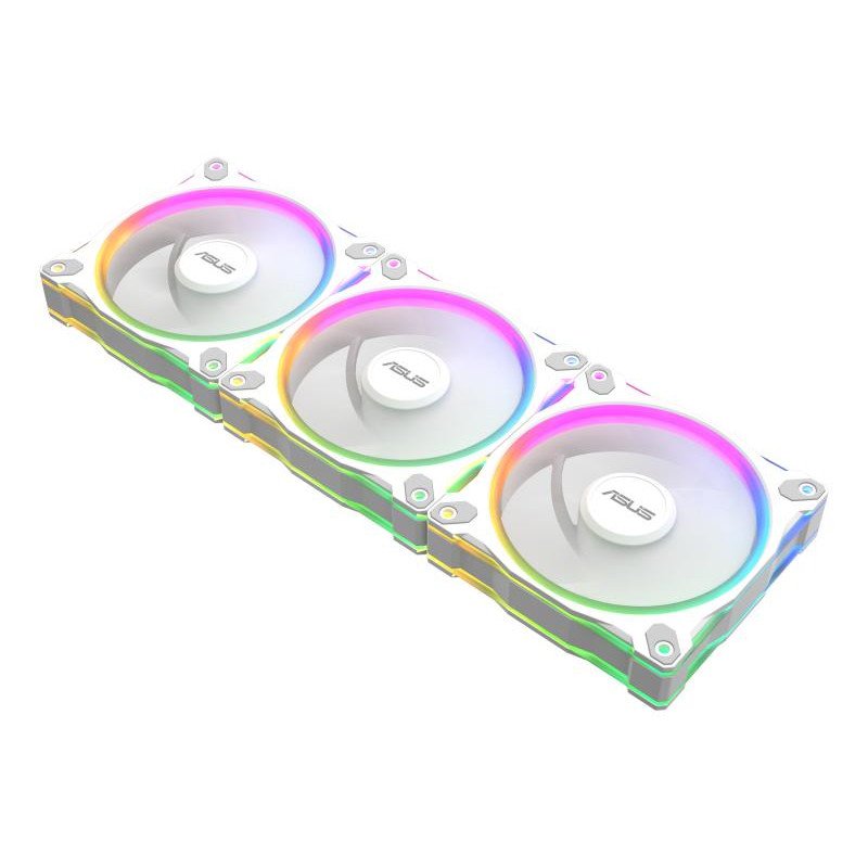 ASUS Prime MR120 Fan ARGB Reverse White 3in1 Boitier PC Ventilateur 12 cm Blanc 3 pièce(s) – Image 3