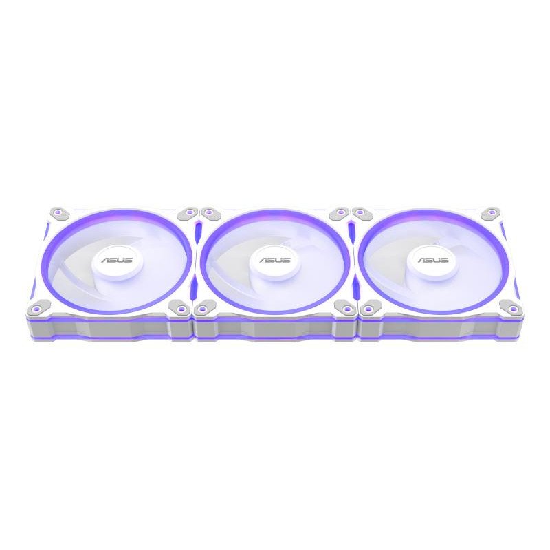 ASUS Prime MR120 Fan ARGB Reverse White 3in1 Boitier PC Ventilateur 12 cm Blanc 3 pièce(s) – Image 4