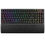 ASUS ROG Strix Scope II 96 Wireless clavier Gaming USB + RF Wireless + Bluetooth AZERTY Français Noir