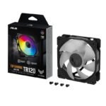 ASUS TUF Gaming TR120 ARGB Fan – Single Pack Boitier PC Ventilateur 12 cm Noir
