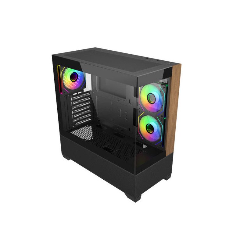 COOLER MASTER Elite 690 Wood Black – Image 3
