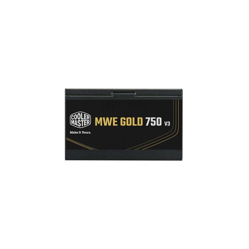 COOLER MASTER MWE Gold 750 V3 NonModulaire - ATX 3.1 - 80+ GOLD - 750 WATTS – Image 3
