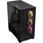 CORSAIR 3500X RS-R ARGB Mid-Tower PC Case, Black