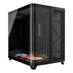 CORSAIR AIR 5400 LX-R RGB LINK Mid-Tower PC Case, Black