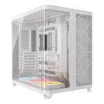 CORSAIR AIR 5400 LX-R RGB LINK Mid-Tower PC Case, White