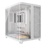 CORSAIR AIR 5400 RS-R ARGB Mid-Tower PC Case, White