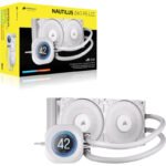 Corsair Nautilus 240 RS LCD Processeur Refroidisseur de liquide tout-en-un 12 cm Blanc 1 pièce(s)