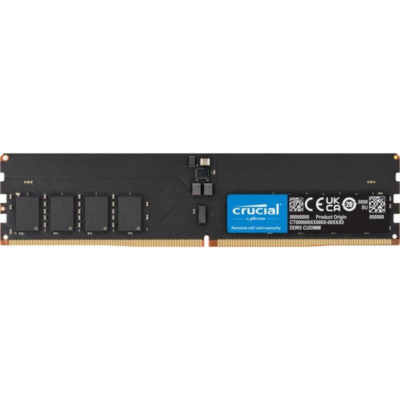 Crucial CT16G64C52CU5 module de mémoire 16 Go 1 x 16 Go DDR5 6400 MT/s 288-pin DIMM