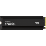 CRUCIAL P510 1TB PCIe Gen5 NVMe 2280 M.2 SSD with heatsink
