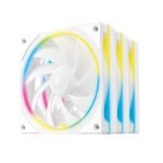 DeepCool FL12 SE WH 3-in-1 Boitier PC Ventilateur 12 cm Blanc 3 pièce(s)