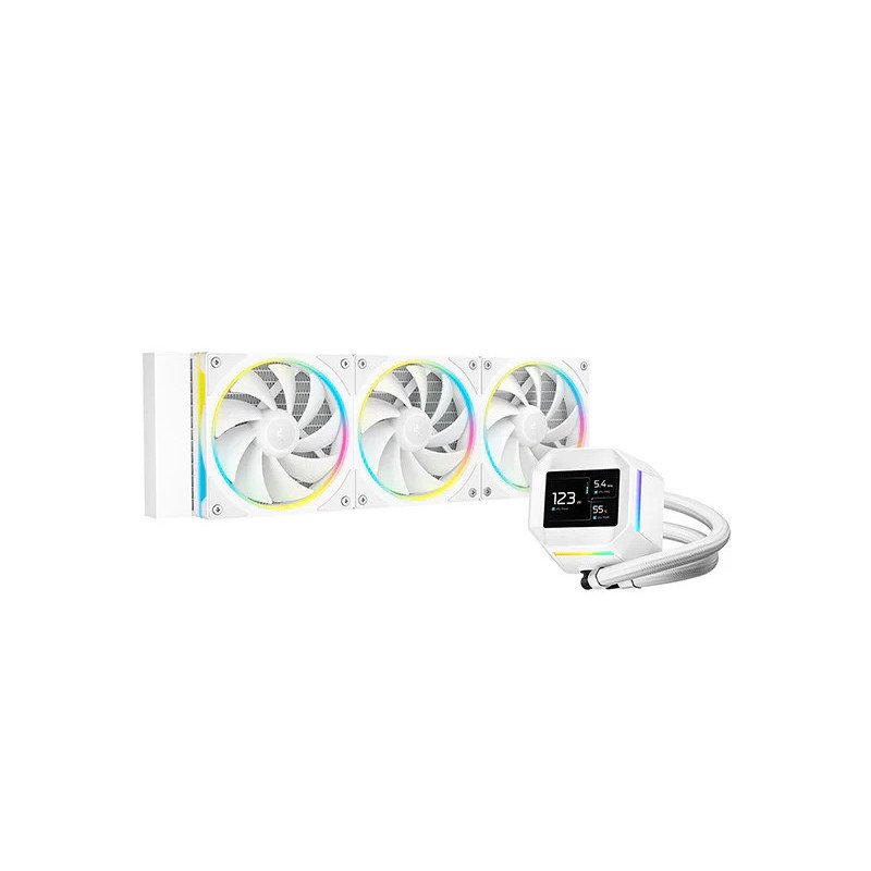 DeepCool LM360 WH Processeur Kit de refroidissement du liquide 12 cm Blanc 1 pièce(s)