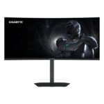 GIGABYTE GS34WQCA Écran Gaming Incurvé 34&Prime; WQHD ? 3440 x 1440, 1500R, 120Hz, 1ms, 300 cd/m², FreeSync Premium, HDR Ready, HDMI 2.0, DisplayPort 1.4