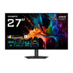 GIGABYTE MO27Q28G Moniteur Gaming OLED 27&Prime; QHD – 2560 x 1440, 280Hz, 0,03ms, 335 cd/m², Display HDR True Black 500, HDMI 2.1, DisplayPort 1.4