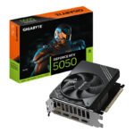 GIGABYTE GeForce RTX 5050 D6 8G Carte Graphique – 8GB GDDR6, 128bit, PCI-E 5.0, 2572MHz Fréquence du c?ur, 2 x DP, 2 x HDMI, NVIDIA DLSS 4, GV-N5050D6-8GD