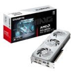 GIGABYTE GAMING Carte Graphique Radeon RX 9060 XT OC ICE 16G – 16GB GDDR6, 256bit, PCI-E 5.0, 3320 MHz Core Clock, 2 x DisplayPort, 1 x HDMI, GV-R906XGAMINGOCICE-16GD