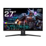 GIGABYTE AORUS FO27Q5P Moniteur de jeu OLED QHD ? 2560 x 1440, 500 Hz, 0,03 ms, KVM, 300 cd/m², FreeSync Premium Pro, DisplayHDR True Black 500, DisplayPort 2.1