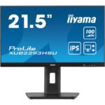 iiyama ProLite XUB2293HSU-B7 écran plat de PC 54,6 cm (21.5&Prime;) 1920 x 1080 pixels Full HD LED Noir