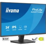 iiyama ProLite X2497HSU-B1 écran plat de PC 60,5 cm (23.8&Prime;) 1920 x 1080 pixels Full HD LED Noir