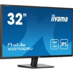 iiyama ProLite X3270QSU-B1 écran plat de PC 80 cm (31.5&Prime;) 2560 x 1440 pixels Wide Quad HD LED Noir