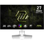 MSI MAG 274QRFW E20 écran plat de PC 68,6 cm (27&Prime;) 2560 x 1440 pixels Wide Quad HD LCD Blanc