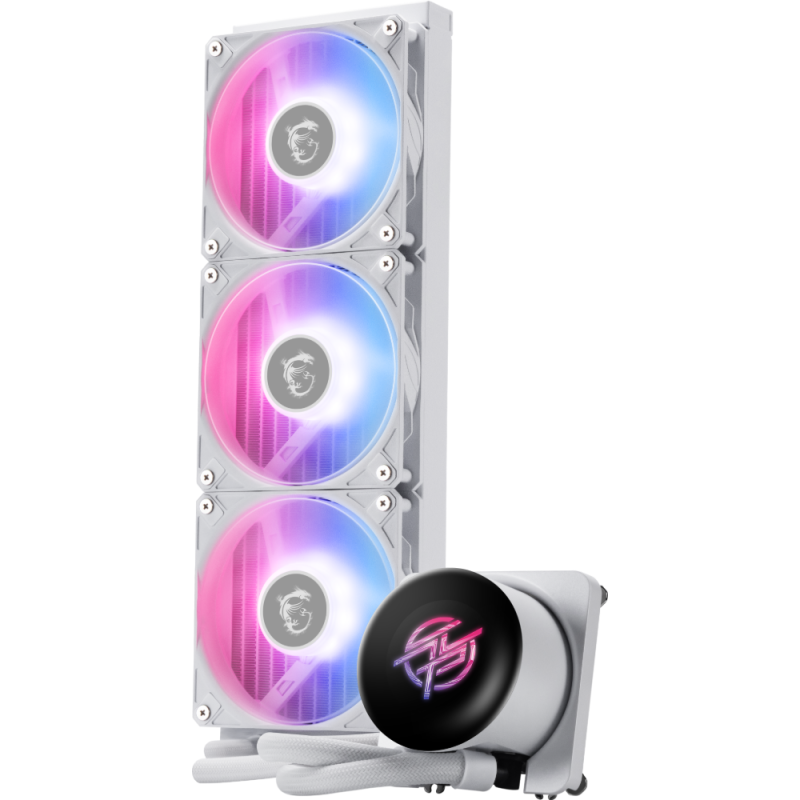 MSI MPG CORELIQUID P13 WHITE système de refroidissement d?ordinateur Processeur Refroidisseur de liquide tout-en-un 12 cm Blanc 1 pièce(s) – Image 4