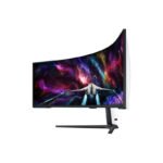Samsung G95NC écran plat de PC 144,8 cm (57&Prime;) 7680 x 2160 pixels Dual UHD LED Noir, Blanc