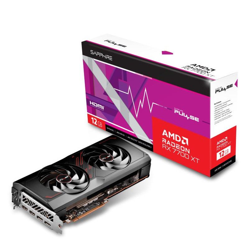 Sapphire PULSE Radeon RX 7700 XT AMD 12 Go GDDR6 – Image 3