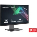 Viewsonic VP2788-5K écran plat de PC 68,6 cm (27&Prime;) 5120 x 2880 pixels 5K Ultra HD LED Noir